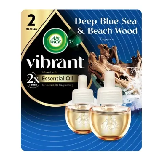 Air Wick Vibrant Scented Oil Refill Deep Blue Sea & Beach Wood image {9}
