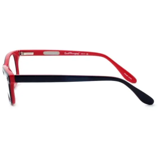 Ernest Hemingway Designer Reading Glasses H4617 (Small Size) in Black-Red 48mm image {2}