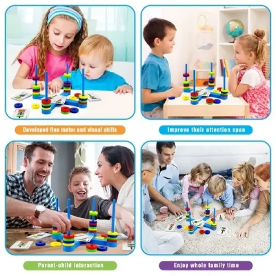 VATOS Board Magnetic Kids Game for Kids Age 3 4 5 6 7 8 image {3}