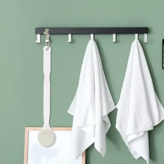 Unique Bargains Long Handle Bath Brush for Shower 15.55" Length White 1 Pc image {4}