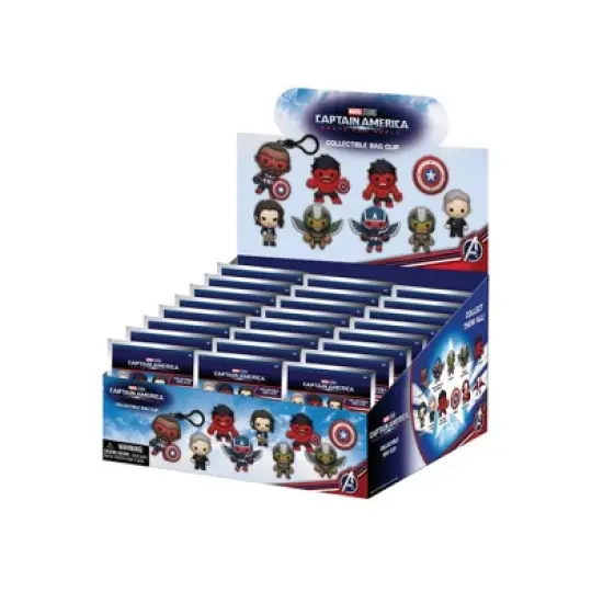 Captain America Brave New World Surprise Collectible Figural Bag Clip image {2}