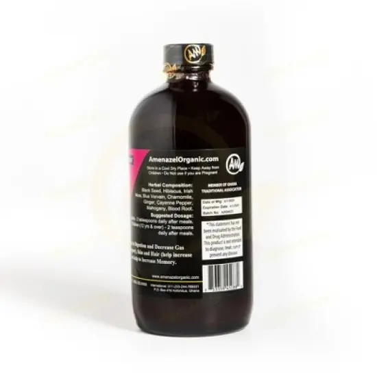 Amenazel Organic Black Seed Bitters, 16 fl oz. image {2}