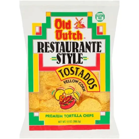 Old Dutch Restaurante Style Tostados Yellow Corn Tortilla Chips - 13oz image {3}