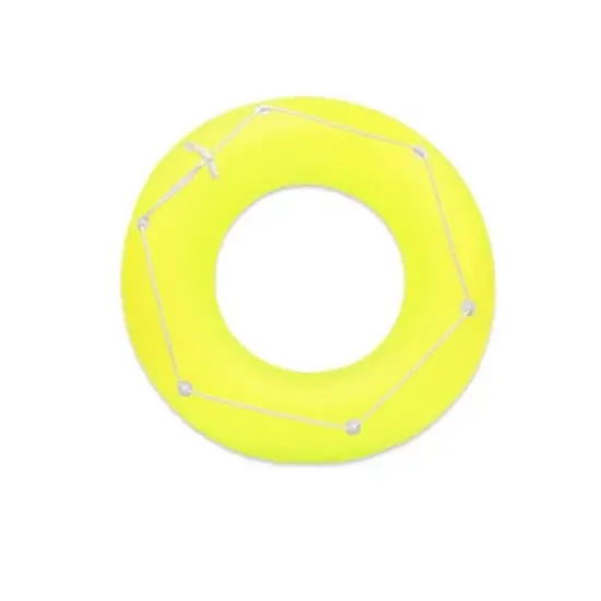 Poolmaster Frost Swimming Pool Float Tube - Neon Yellow image {2}