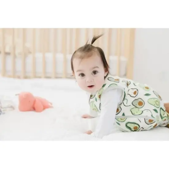 Loulou Lollipop Muslin Sleep Sack Wearable Blanket - Avocado 12-24M image {5}