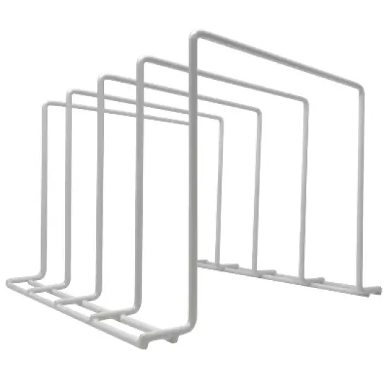 Better Houseware Coated-Steel Large Organizer in White image {7}