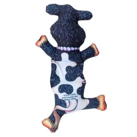 Fuzzu Barnyard Flops Big Moo Dog Toy image {1}