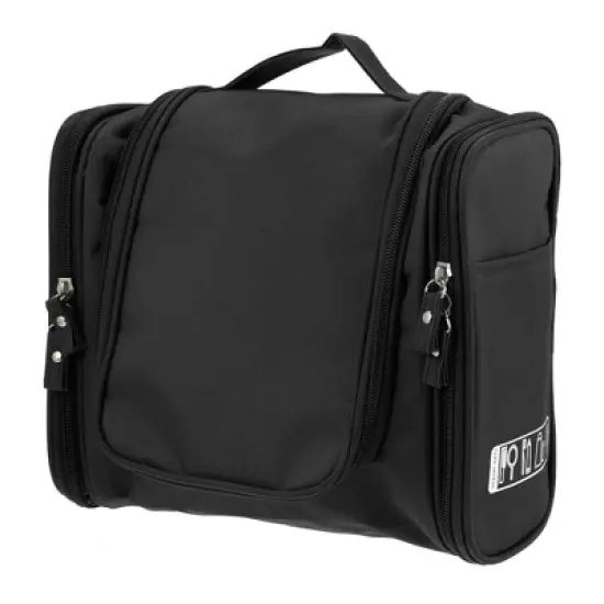 Unique Bargains Travel Makeup Bag Travel Toiletry Organizer Makeup Brush Holder Waterproof Oxford Cloth 1 Pcs image {8}