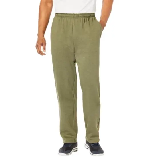 KingSize Men's Big & Tall Fleece Open-Bottom Sweatpants image {9}