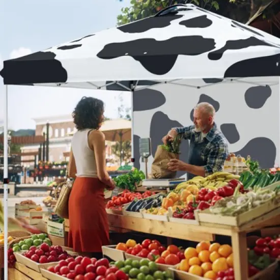 EAGLE PEAK Pop Up Canopy Tent with 1 Sidewall, Easy Setup Event Tent image {15}