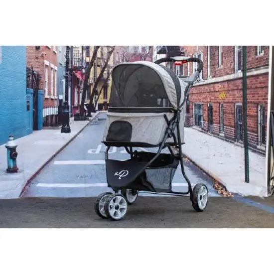 Petique Glacier Spacious & Cozy Pet Stroller Perfect For Dogs Cats Bunnies & Other Animals image {4}