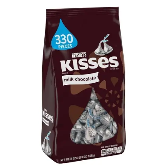 Kisses Milk Chocolates - 56oz/330ct image {6}