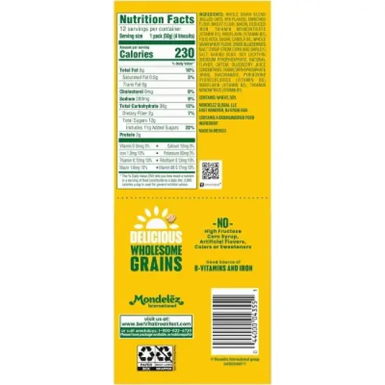 BelVita Blueberry Breakfast Biscuits Value Pack - 12.12oz/12ct image {11}
