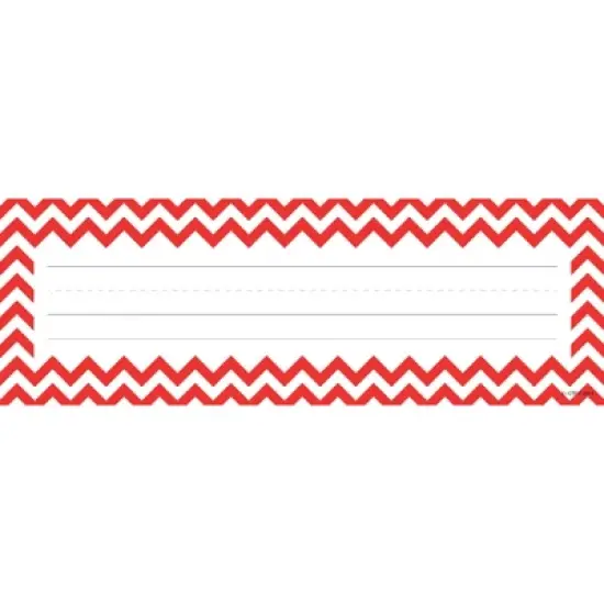 Creative Teaching Press Chevron Solids Name Plates, 36 Per Pack, 6 Packs image {3}