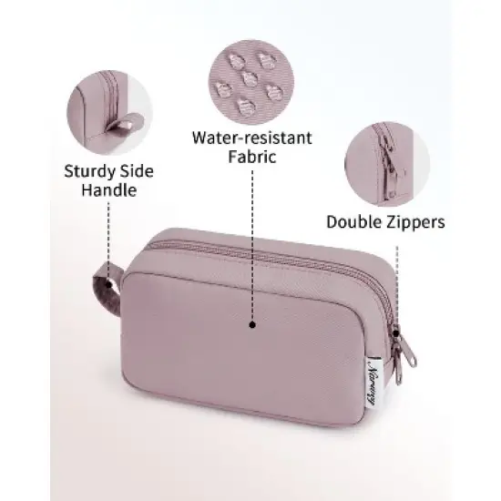 Narwey Small Makeup Bag for Purse Travel Makeup Pouch Mini Cosmetic Bag image {4}