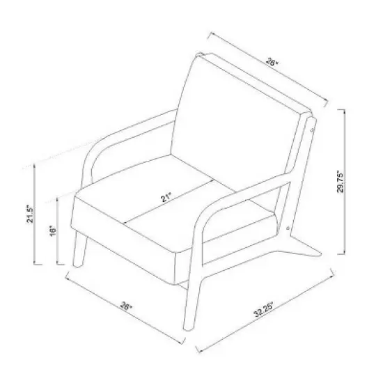 Esters Wood Armchair - Threshold&trade; image {7}