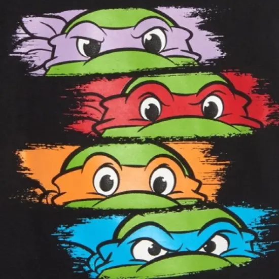 Teenage Mutant Ninja Turtles Donatello Leonardo Michelangelo Short Sleeve Graphic T-Shirt & Shorts image {4}