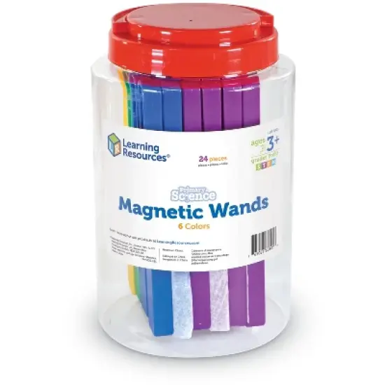 Learning Resources Magnetic Wands - Set of 24, Ages 5+ Grades 1+ STEM Classroom Supplies, Science Exploration, Observation Skills image {3}
