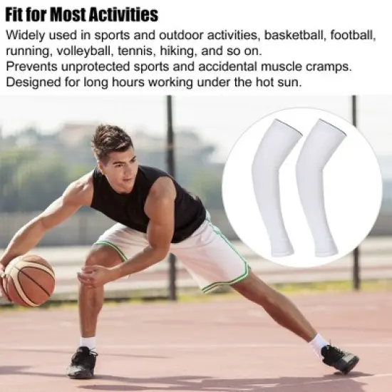 Unique Bargains Reduce Joint Pain Arm Elbow Compression Sleeve 1 Pair image {1}