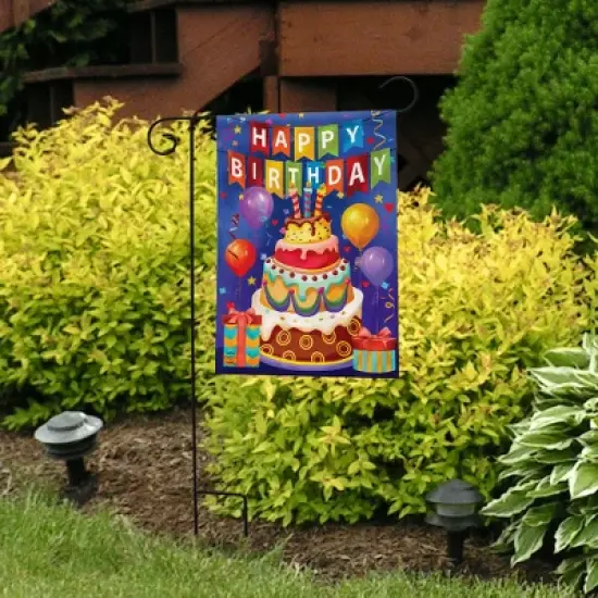 Briarwood Lane Everyday Garden Flag 12x18 For Outdoor Birthday Celebration Garden Flag Flags For Outside image {3}