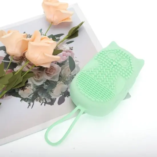 Unique Bargains Cartoon Owl Bath Brush 1 Pc image {5}