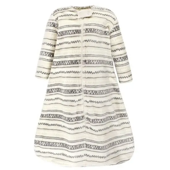 Hudson Baby Plush Long-Sleeve Sleeping Bag, Sack, Blanket, Stripe Print image {5}