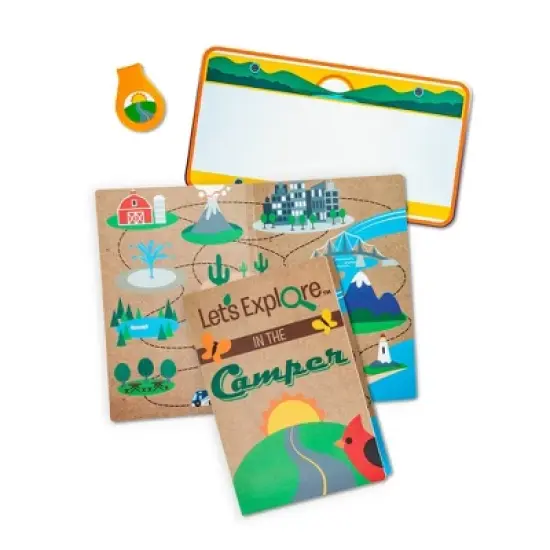 Melissa & Doug Let's Explore Camper Tent Play Set image {7}