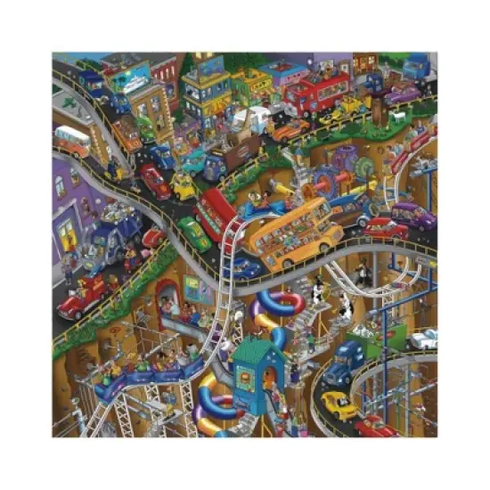 Wuundentoy Premium Edition: City Transit Jigsaw Puzzle - 500pc image {1}
