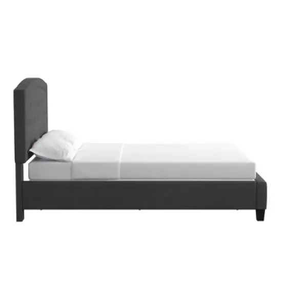 Geralynn Adjustable Diamond Tufted Arch Back Bed - Inspire Q image {4}
