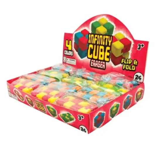 Geddes Infinity Cube Eraser - 24 per display image {3}