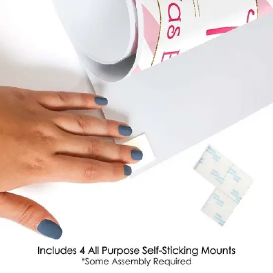 Big Dot of Happiness Little Princess Crown - Pink and Gold Princess Baby Shower Decorations Party Banner image {5}