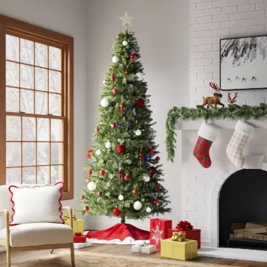 12.25" Lit-Led Champagne Star Twinkle Warm White Dewdrops Christmas Tree Topper - Wondershop&trade; image {1}