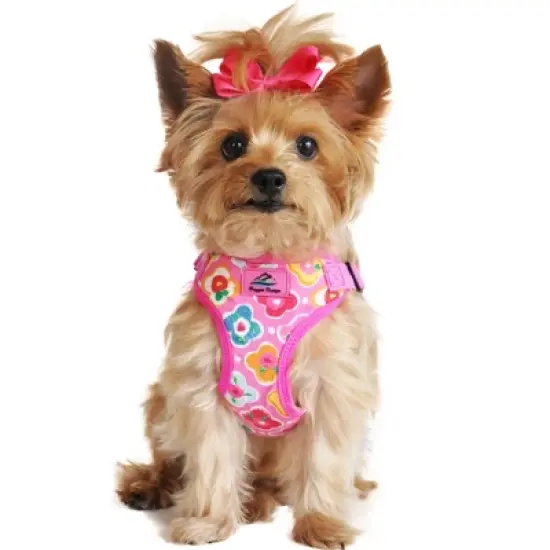 Doggie Design Wrap and Snap Choke Free Dog Harness - Maui Pink image {7}