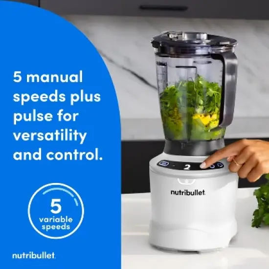 NutriBullet SmartSense Full-Size Blender 1400W - White image {4}