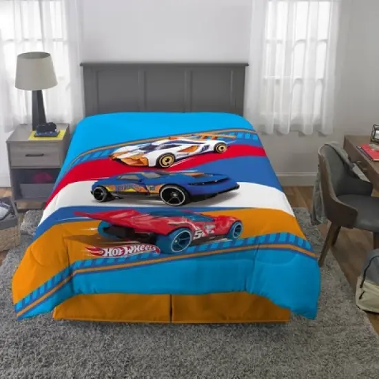 Twin/Full Hot Wheels Kids' Comforter image {2}
