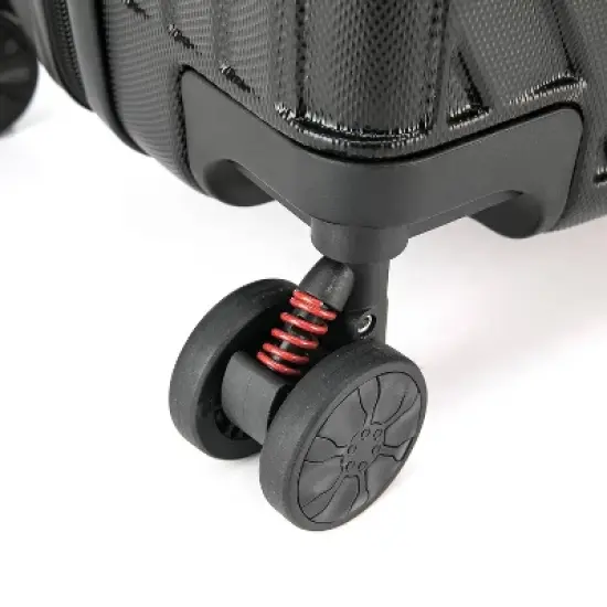 DUKAP STRATOS Lightweight Hardside Large Checked Spinner Suitcase image {5}