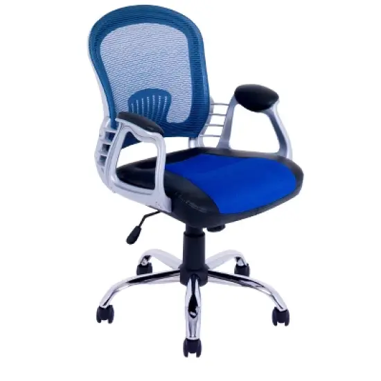 Workspace Executive Office Chair Leatherette and Mesh - CorLiving image {9}