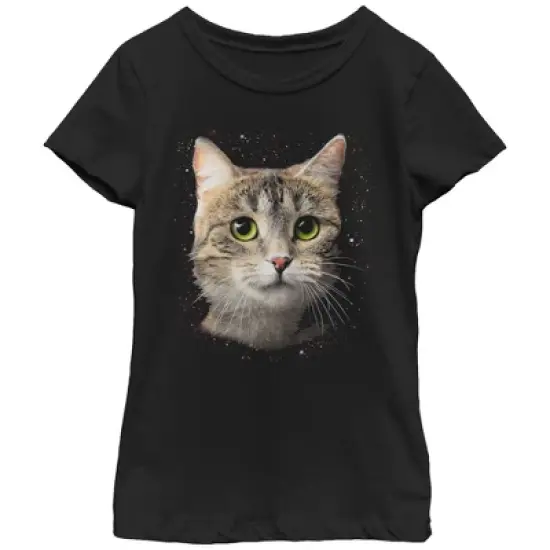Girl's Lost Gods Cat in Space T-Shirt image {5}