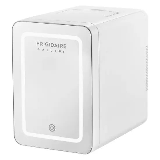Frigidaire Gallery&reg; 9-Can Lighted Mirror Beauty Fridge, White image {5}