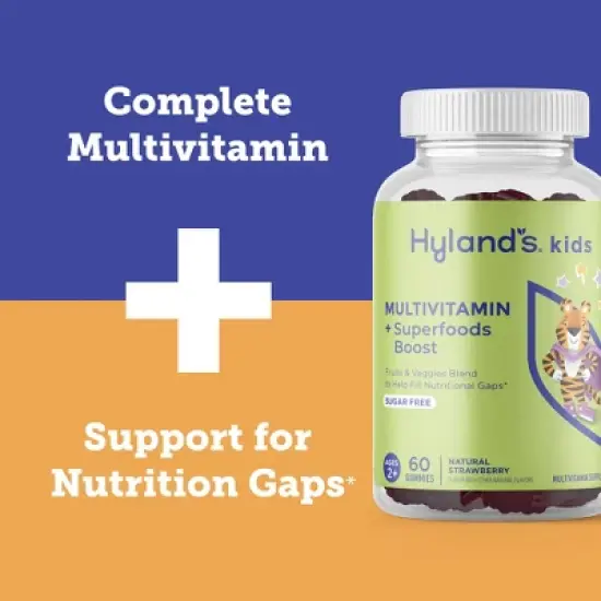 Hyland's Naturals Kids' Sugar Free Multivitamin + Super Foods Boost - 60ct image {1}