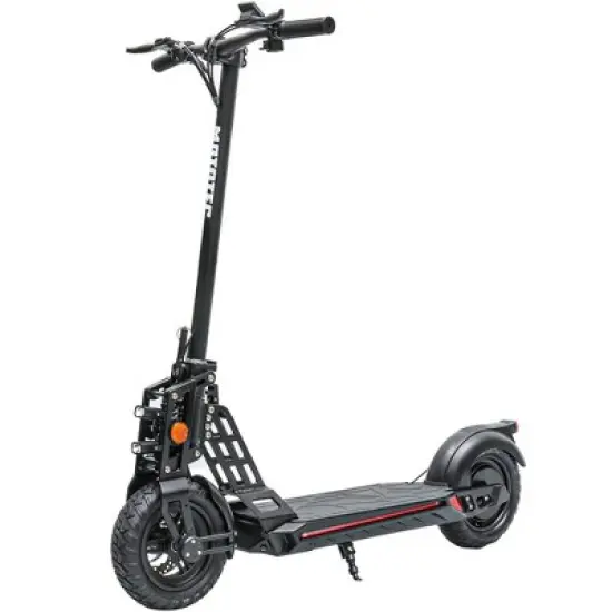 MotoTec Free Ride 48v 600w Lithium Electric Scooter Silver image {5}