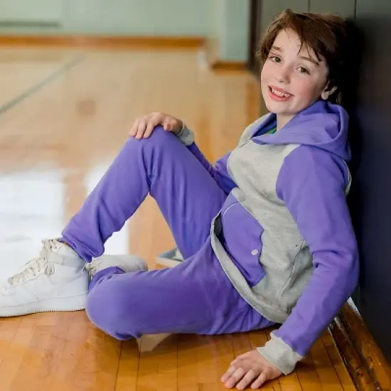 Mightly Kids' Fair Trade Organic Cotton Zip-Up Pocket Hoodie image {1}