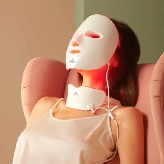Project E Beauty LightAura Plus LED Mask | 7 Colors Led Face Mask Light Therapy | Red Light Therapy for Face and Neck | Anti-aging Anti-Acne |Facial image {9}