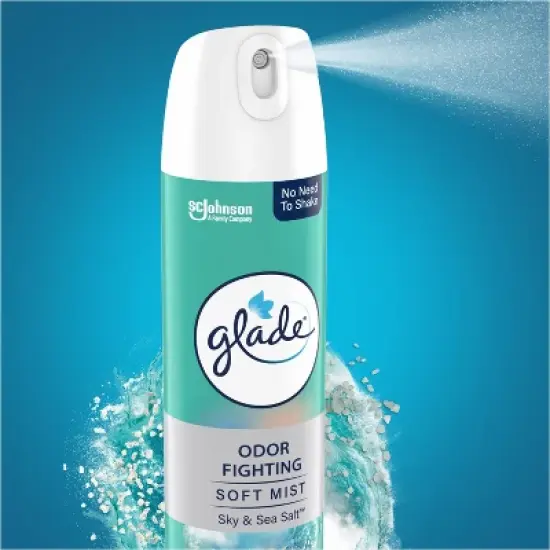 Glade Odor Fighting Soft Mist Aerosol Room Air Freshener - Sky & Sea Salt - 8oz image {1}