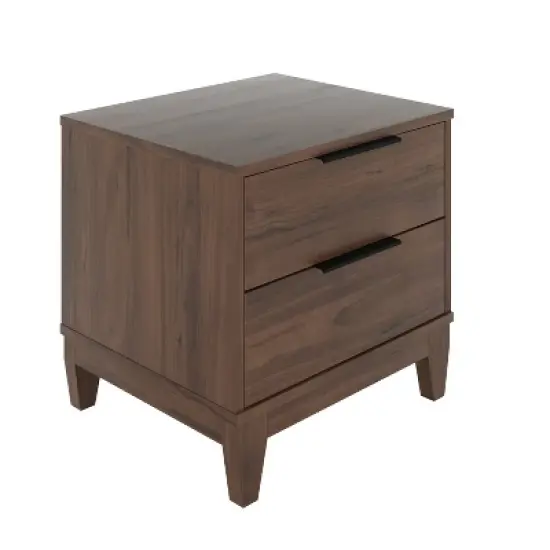 Mackay 2 Drawer Easy Glide Modern Nightstand - Boyd Sleep Eco Dream image {7}