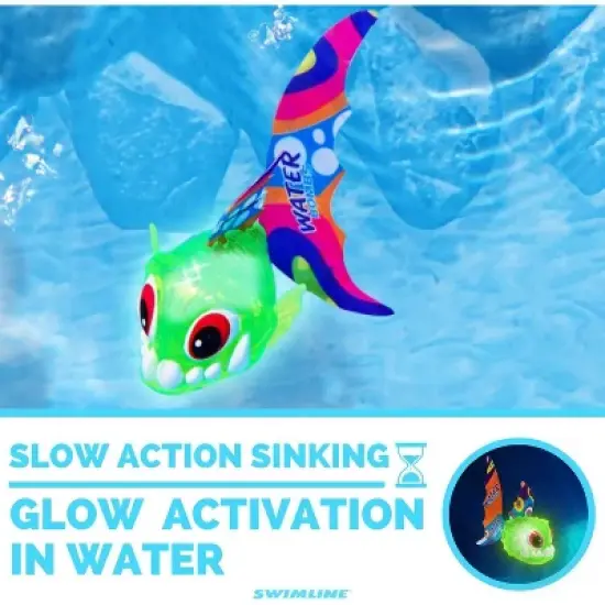 Swimline LED Lighted Piranha Swimming Pool Diving Toy - 6.5" image {2}