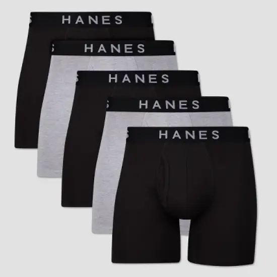 Hanes Premium Men's Boxer Briefs 5pk image {5}
