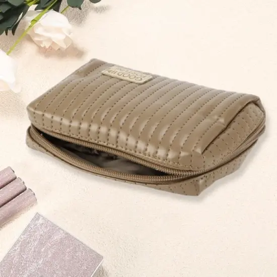 Unique Bargains Women Durable Handheld Travel Makeup Bag 1 Pc image {1}