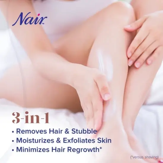 Nair Hair Remover Seaweed Leg Mask, Exfoliate & Smooth - 8.0oz image {2}