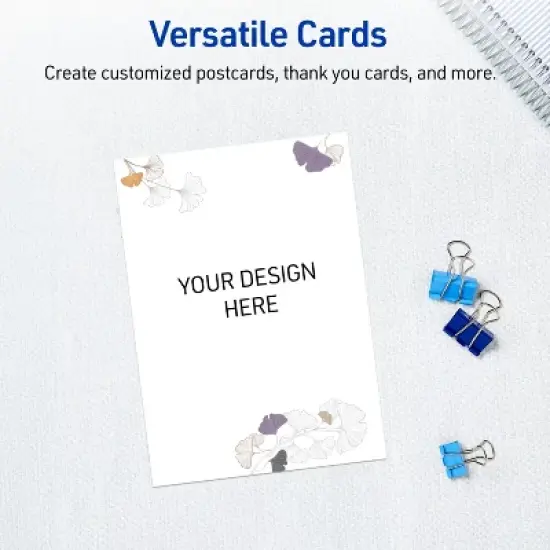 Avery Rectangle Postcards, Floral Design, 4" x 6", 20ct image {5}